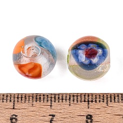 Handgemachte Millefiori Glas runde Perlen&nbsp;LA-N001-01D-13MM