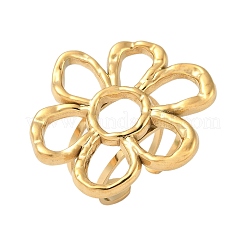 Anillos de puño abiertos de acero inoxidable 304 para mujer&nbsp;RJEW-U060-04B-G
