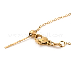 Collier chaîne en acier inoxydable 304 pour femme&nbsp;NJEW-G104-03G