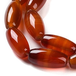 Fili di perline agata rosso naturale&nbsp;G-NH0019-C01-05