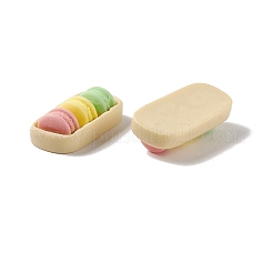 Cabochons décodés en résine opaque imitation alimentaire&nbsp;RESI-G041-C03