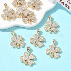 Pendentifs en laiton Shegrace avec zircon cubique transparent&nbsp;XGRQ3K444-564G