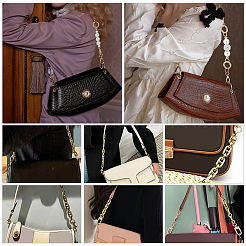 3 cadena de extensión para bolso con 3 estilos de plástico ABS de imitación de perla&nbsp;FIND-UN0003-06