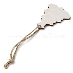 3 pieza de decoración colgante de madera impresa en 3 estilos&nbsp;HJEW-JM02183