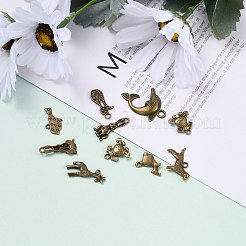 Pendente animali in lega stile tibetano&nbsp;TIBEP-X0003-02-AB