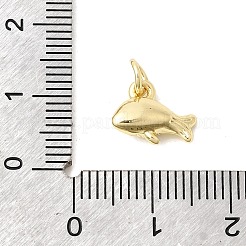 Ciondoli in ottone con pavé di zirconi chiari&nbsp;KK-G554-16G