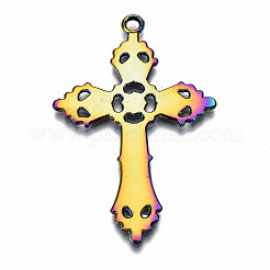 Grandi pendenti in lega color arcobaleno&nbsp;PALLOY-S180-015-RS