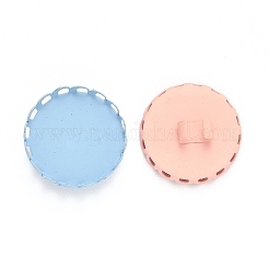 Montature cabochon con charms in ferro ecologico verniciato a spruzzo&nbsp;IFIN-T009-14C-M
