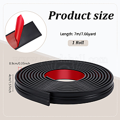 1 rollo de moldura flexible autoadhesiva de TPE&nbsp;DIY-TW0001-08