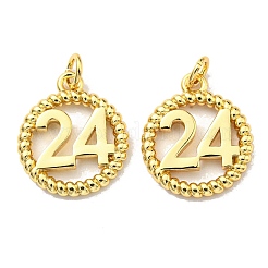 Pendentifs de placage en laiton&nbsp;KK-D026-07G