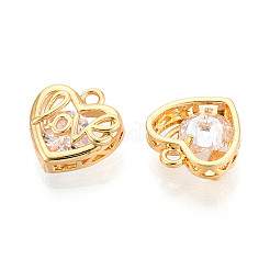 Ottone con ciondoli in zirconi cubici&nbsp;KK-N263-98G
