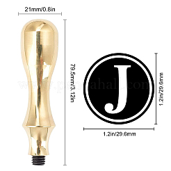 1 Stück goldfarbener Stempelkopf aus Messing&nbsp;DIY-CP0008-98E