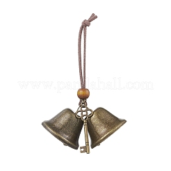 Fer cloche pendentif décorations&nbsp;HJEW-JM03774-01
