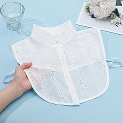 Camicie da donna in poliestere staccabili con colletto finto&nbsp;AJEW-WH0314-869