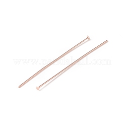 Flachkopfstifte aus Messing&nbsp;X-KK-WH0058-03D-RG