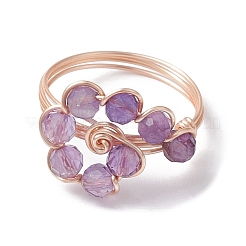 3 Stück 3-teiliges Fingerring-Set aus natürlichen&nbsp;RJEW-TA00106
