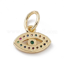 Micro Pave Bijoux de zircone cubique en laiton de placage en râtelier&nbsp;KK-G451-21G
