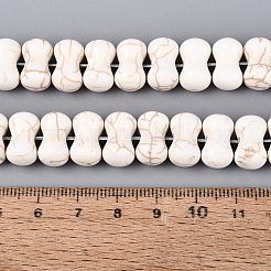 Kunsttürkisfarbenen Perlen Stränge&nbsp;G-N364-12A-01