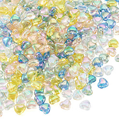 250pcs 5 Farben transparente Acrylperlen&nbsp;TACR-TA0001-82