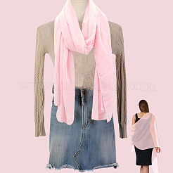 Chal de gasa de color liso&nbsp;AJEW-WH20067-021B