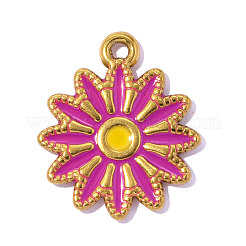 Pendentifs en acier inoxydable 304 émaillés&nbsp;STAS-OY018-26G-01