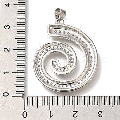 Porte micro ouvrent pendentifs zircone cubique en laiton de placage&nbsp;KK-I720-54P