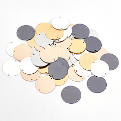 50 pièce 5 maillons en laiton lisses de style&nbsp;KK-BC0002-14