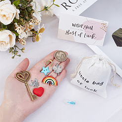 Ensemble de petits sacs cadeaux porte-bonheur à faire soi-même&nbsp;DIY-OC0014-77