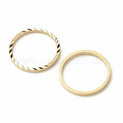 Anneaux connecteurs en laiton&nbsp;KK-F831-018D-G-RS