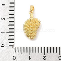 Cremagliera placcatura foglia ottone resina pendenti&nbsp;KK-S407-07G