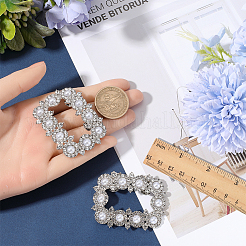 Legierung strass schuhdekoration&nbsp;FIND-GF0006-01B-P