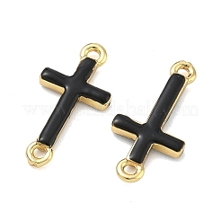 Ciondoli con connettori a croce in ottone smaltato e religioso&nbsp;KK-D229-07G