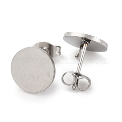 Ohrstecker-Beschläge aus Edelstahl 304&nbsp;STAS-D371-02P-04