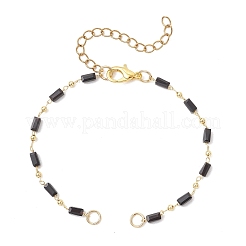 Handgefertigte Armbänder aus quaderförmigen Glasperlen&nbsp;AJEW-JB01598