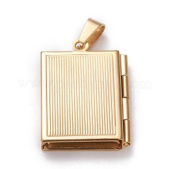 Medaillonanhänger aus Edelstahl 304&nbsp;X-STAS-K197-02G