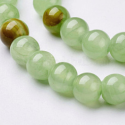Perles fleur naturelle de jade brins&nbsp;GSR6mmC193