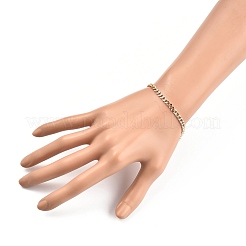 Messing Panzerkette Armbänder&nbsp;BJEW-JB05365