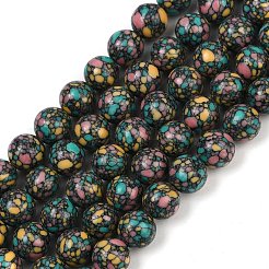 Chapelets de perles d'agate naturelle&nbsp;G-U030-C01-8mm