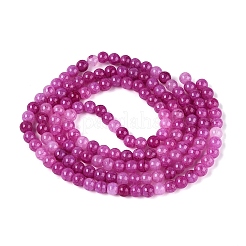 Brins de perles de verre craquelé teintées à effet ombré&nbsp;GLAA-Q106-01A-B21