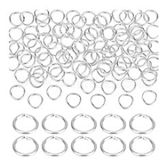 100 Stück offene Biegeringe aus Messing mit Gestellbeschichtung&nbsp;KK-PH0013-59B