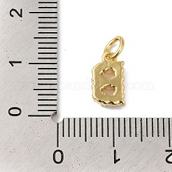 Laiton plaqué en rack avec breloques en plastique ABS imitation perles&nbsp;KK-B092-30B-G
