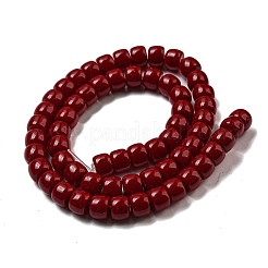 Chapelets de perles en verre opaques&nbsp;LS-GLAA-NH0002-B07