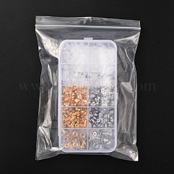 740 Stück 10 Ohrmuttern aus Messing&nbsp;DIY-YW0006-34