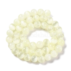 Fili di perline di selenite naturale&nbsp;G-C142-01B-05