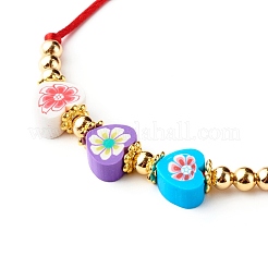 Bracelets tressés en fil de nylon réglable&nbsp;BJEW-JB06349-02