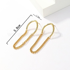 Boucles d'oreilles pendantes en acier inoxydable 304&nbsp;RS5522-01