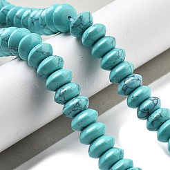 Chapelets de perles en turquoise synthétique&nbsp;G-P559-A11-02