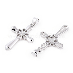 Rhodinierte 925 Anhänger aus Sterlingsilber&nbsp;STER-T007-42P