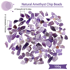 Naturale ametista perle di chip&nbsp;G-SC0001-81