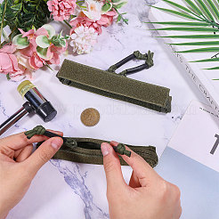 Reißverschlussleiste aus Nylon und Kunststoff für taktische Outdoor-Westen&nbsp;DIY-WH0128-60B